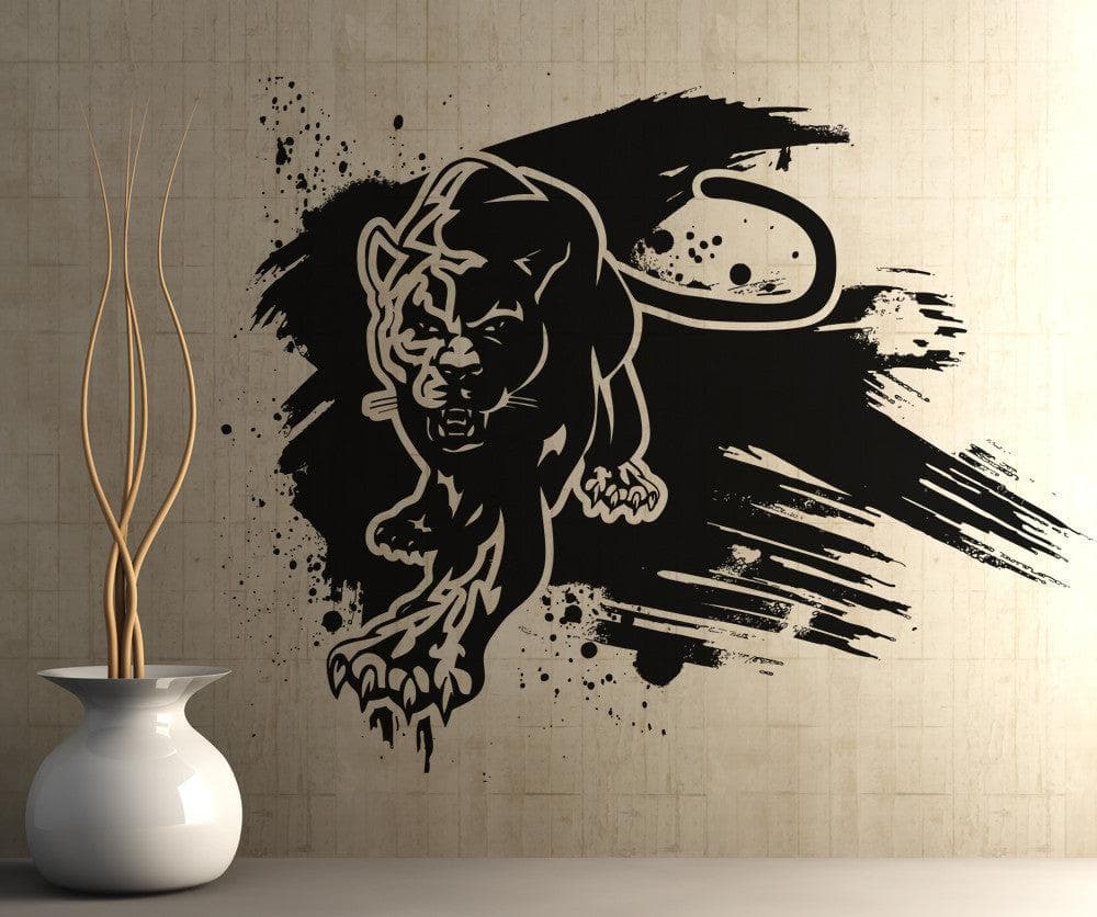Black Sticker In Wall Black Wall Decals - StickerBrand