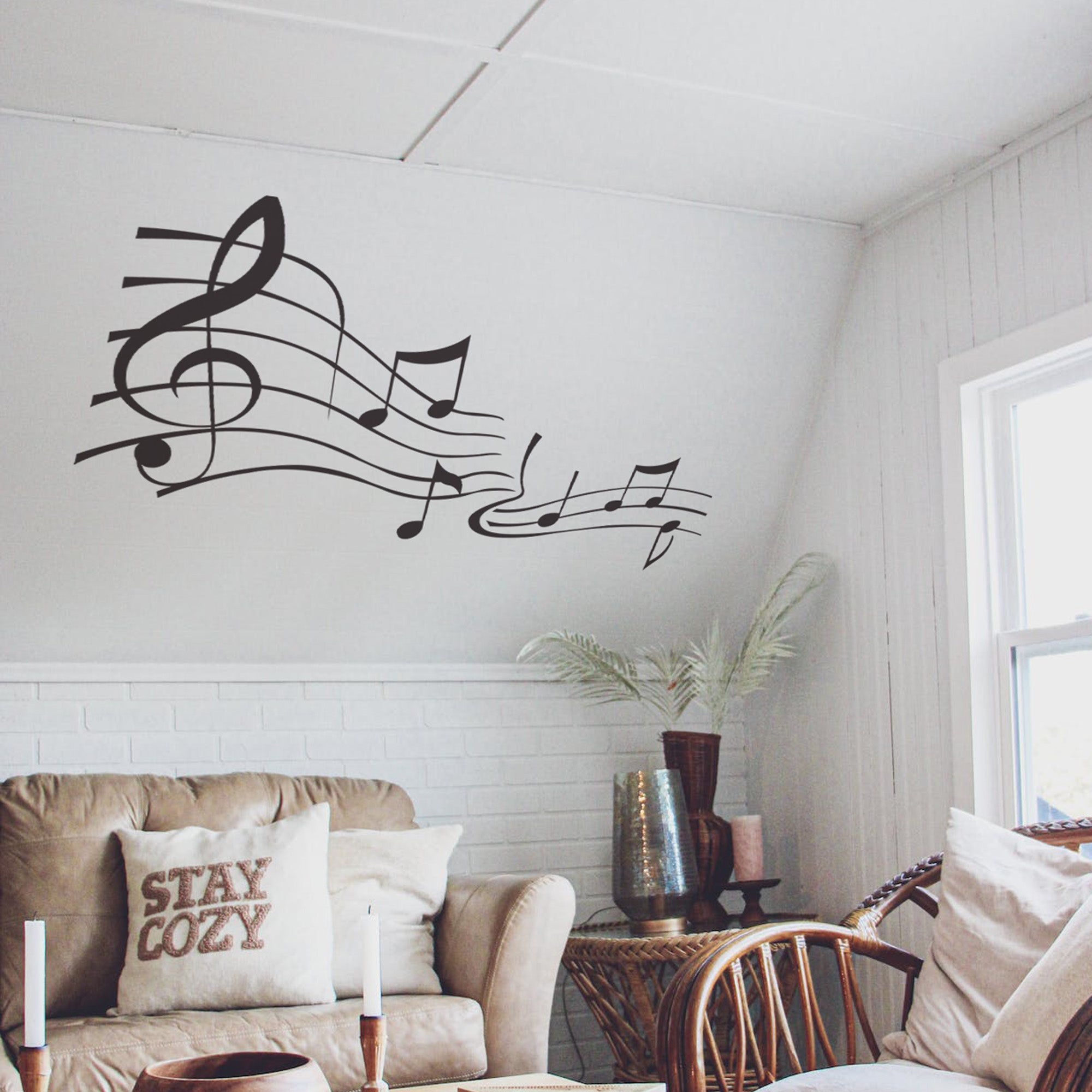 Musical Note Wall Graphics Music Note Wall Decals - StickerBrand