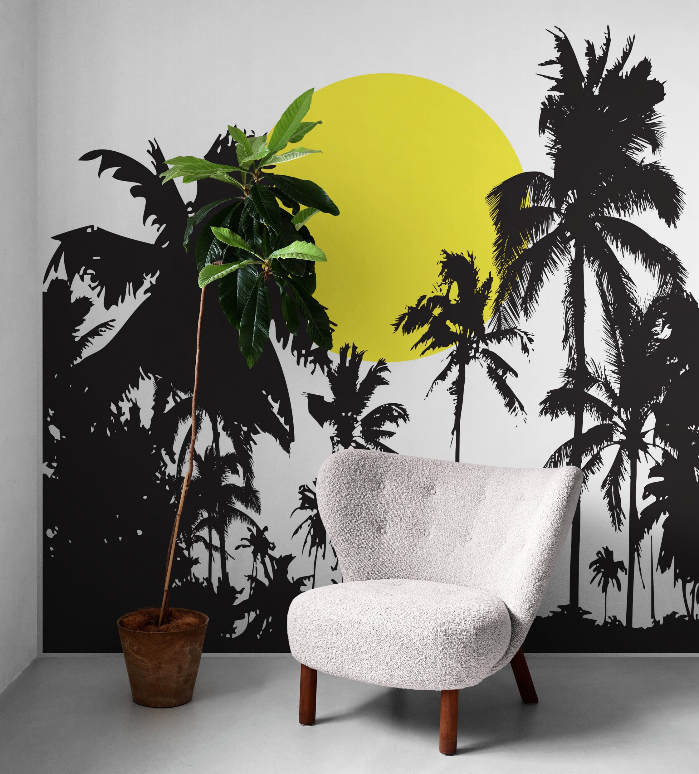 Removable Palm Tree Wall Decals - StickerBrand