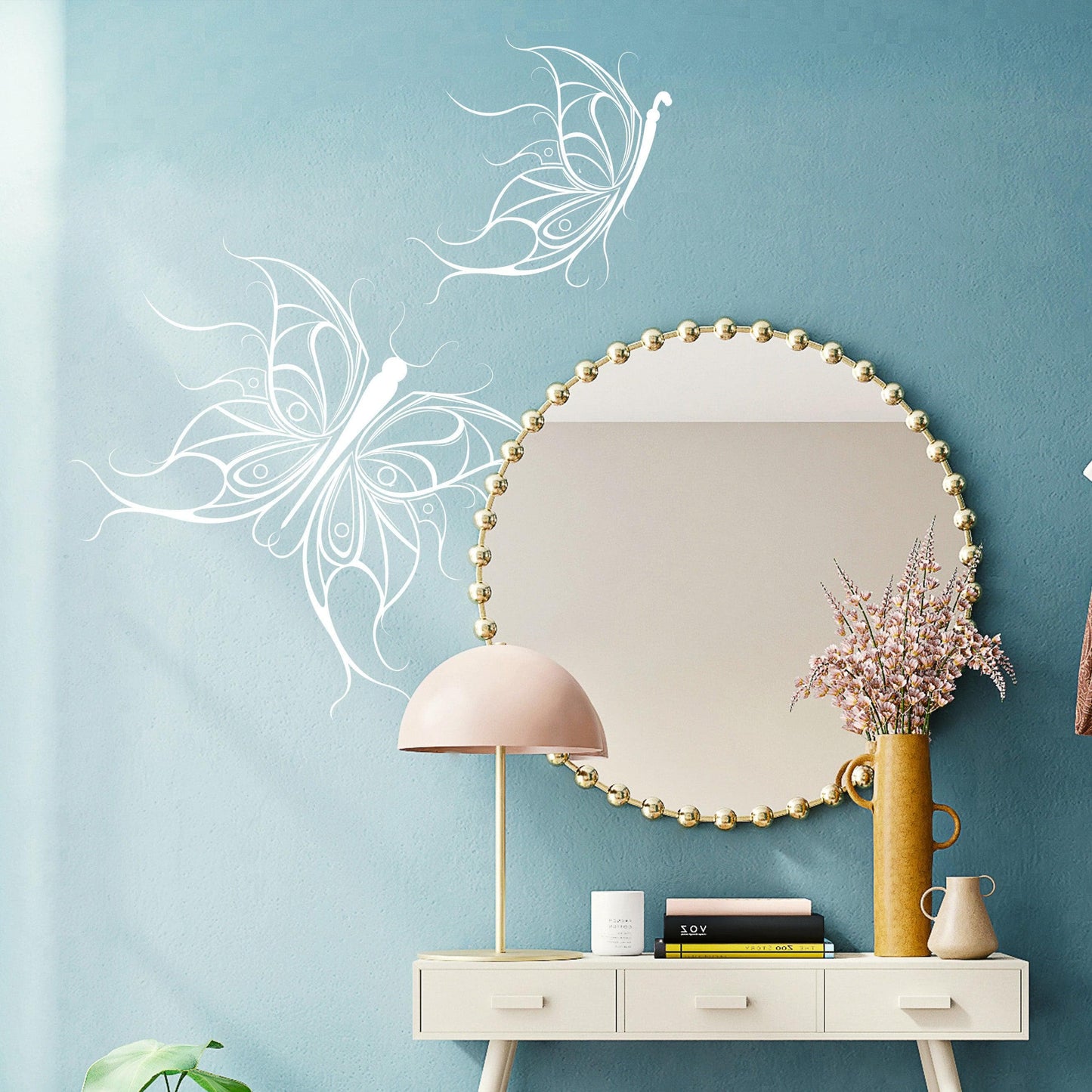 Flying Designer Butterflies Wall Decal. #1084