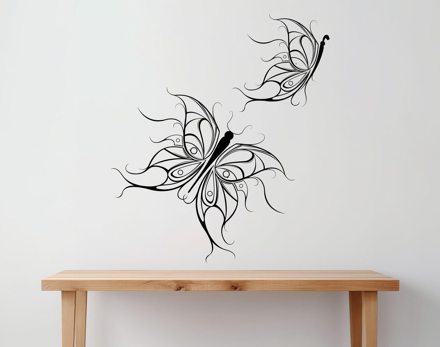 Flying Designer Butterflies Wall Decal. #1084
