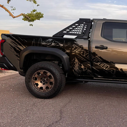 Tacoma Truck Decal Graphic Sticker. Mountain Off-Road Outlander. #7112