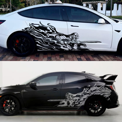 Samurai Warrior Graphic Car Decal Sticker. #6933