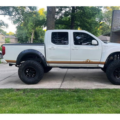 Mountain Truck / Car Decal. Overland Stripes Decal Sticker. Universal Fit for most Vehicles. #7122