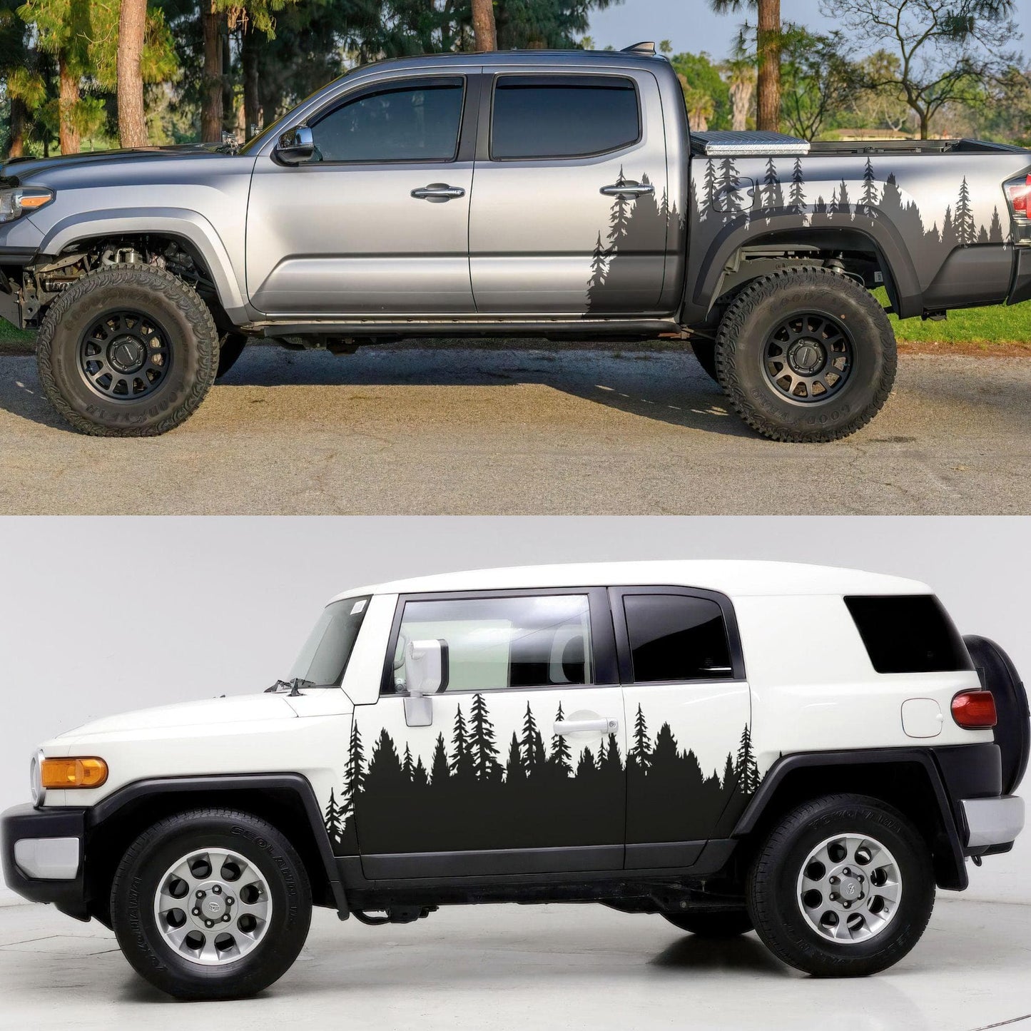 Forest Overland Sticker. Adventure Off Road Decal Sticker for Trucks. #6959