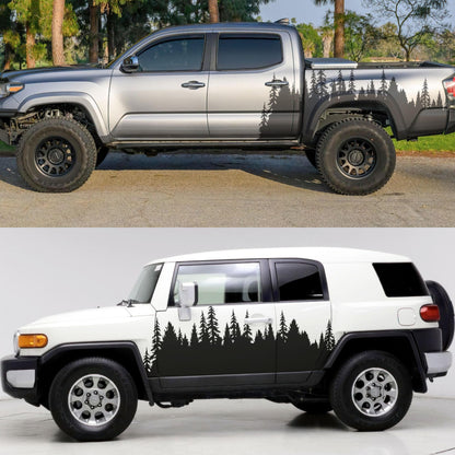 Forest Overland Sticker. Adventure Off Road Decal Sticker for Trucks. #6959