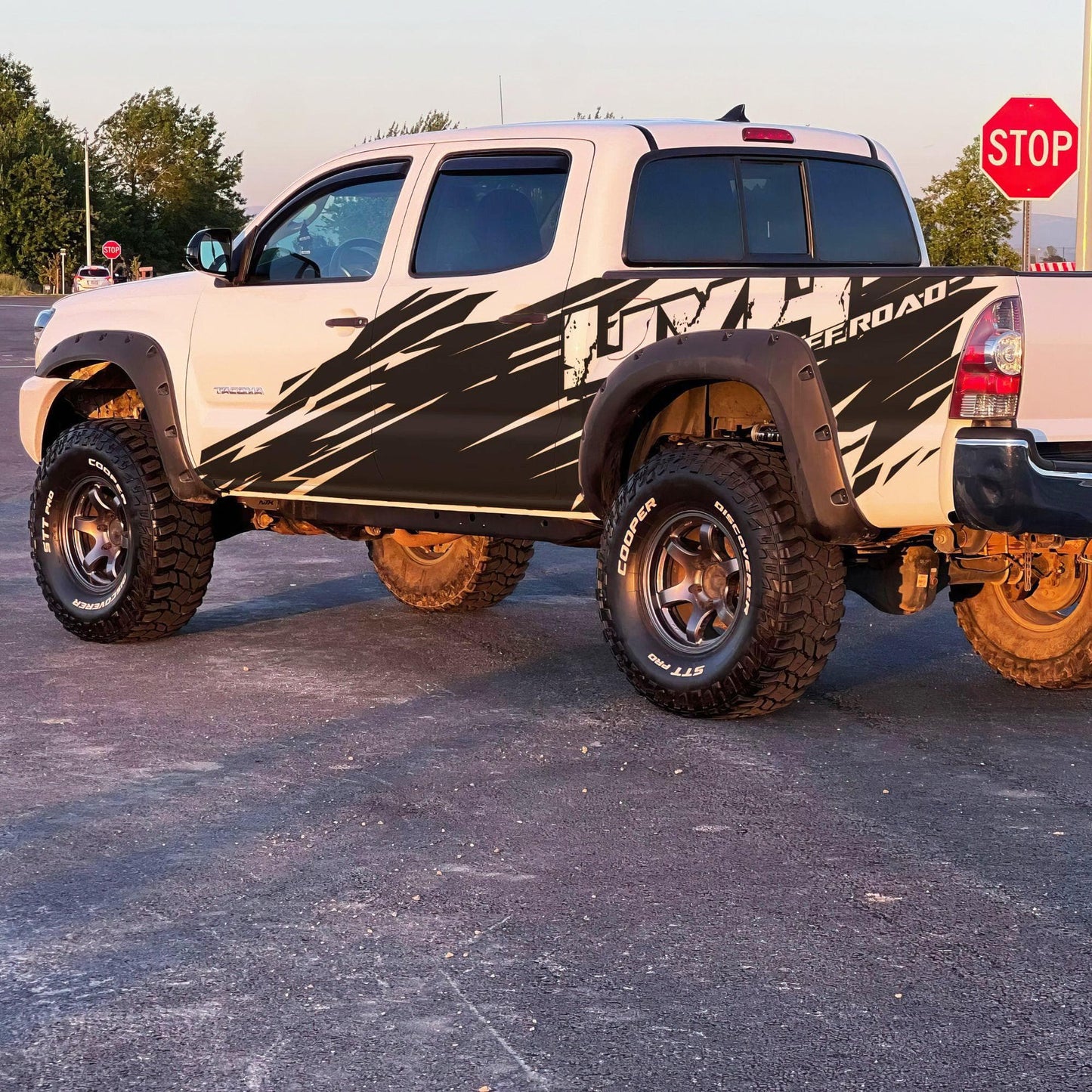 4x4 Off Road Truck Graphic Decal. Mud Splash Sticker. #6972