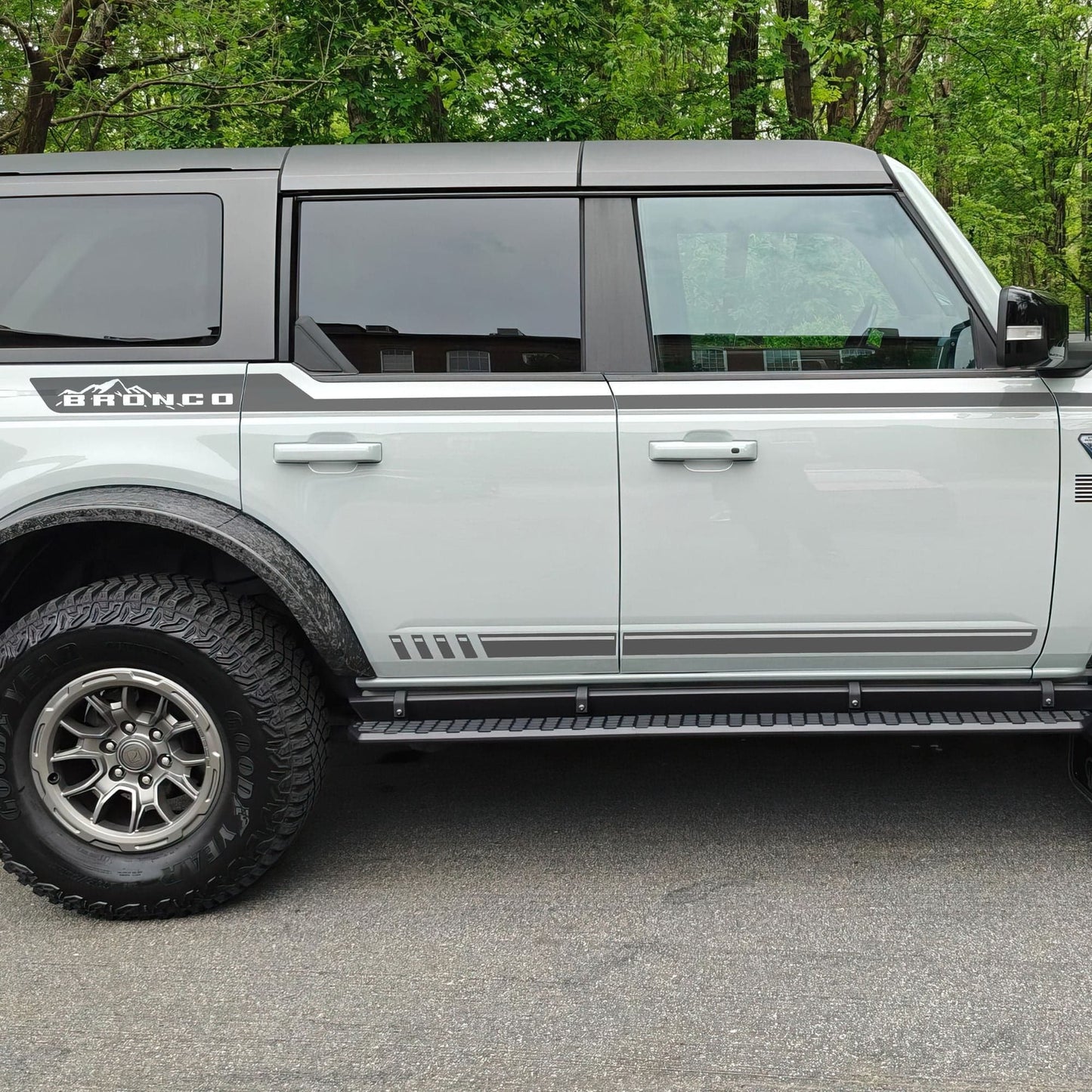 Offroad Overland Bronco Stripes Decal Sticker. #7035