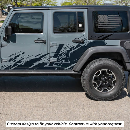 Custom Off Road Graphic Truck Decal Sticker. Personalized Logo for your Vehicle. #7009