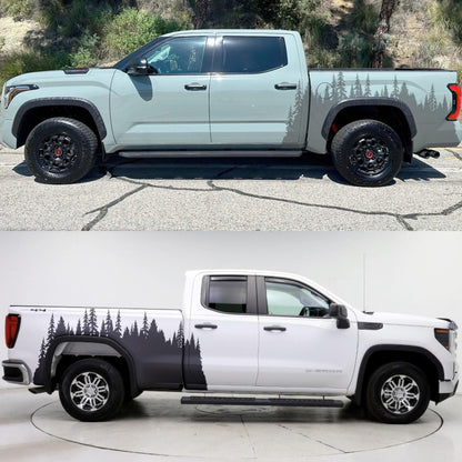 Forest Overland Sticker. Adventure Off Road Decal Sticker for Trucks. #6959