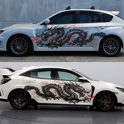 Dragon Graphic Decal Sticker for Car / Truck. Universal Fit. #6997