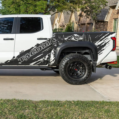 Tacoma Truck Decal Graphic Sticker. Mountain Off-Road Outlander. #7112