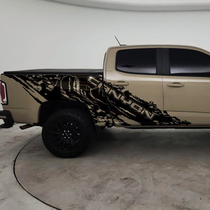 GMC Canyon Truck Mud Splash Vinyl Car Graphic Sticker. Set of 2. #7050