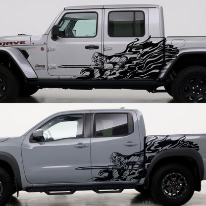 Samurai Warrior Graphic Car Decal Sticker. #6933