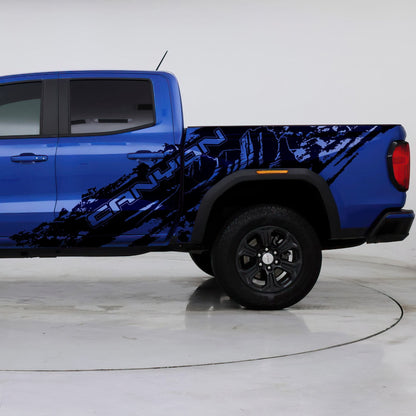 GMC Canyon Truck Mud Splash Vinyl Car Graphic Sticker. Set of 2. #7050