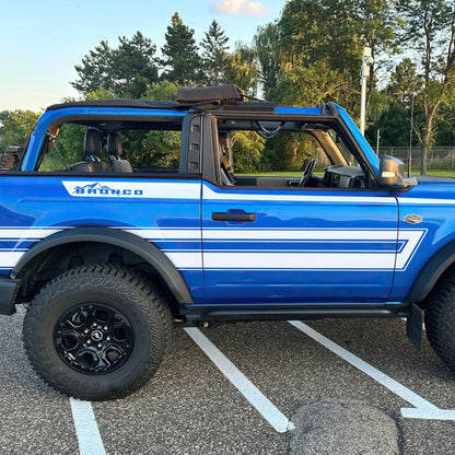 Offroad Overland Bronco Stripes Decal Sticker. #7035