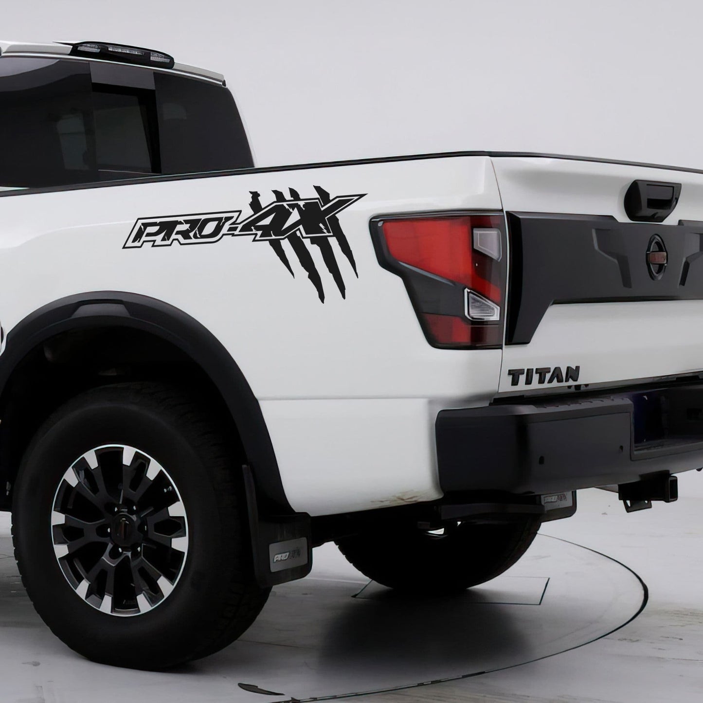 Frontier / Titan Pro-4x Raptor Claw Marks Decal Sticker. Set of 2. #7103