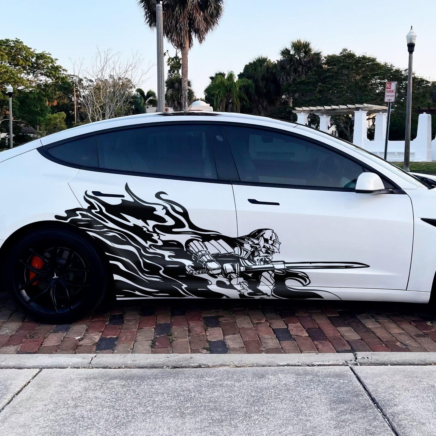 Samurai Warrior Graphic Car Decal Sticker. #6933