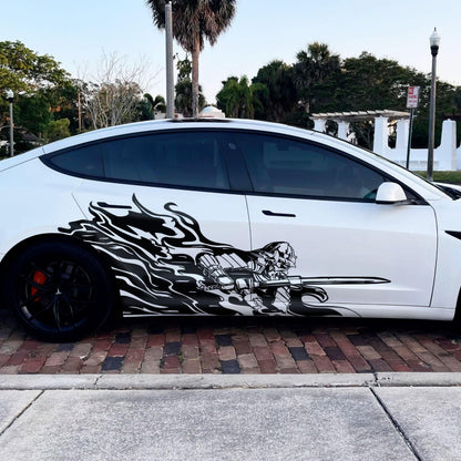 Samurai Warrior Graphic Car Decal Sticker. #6933