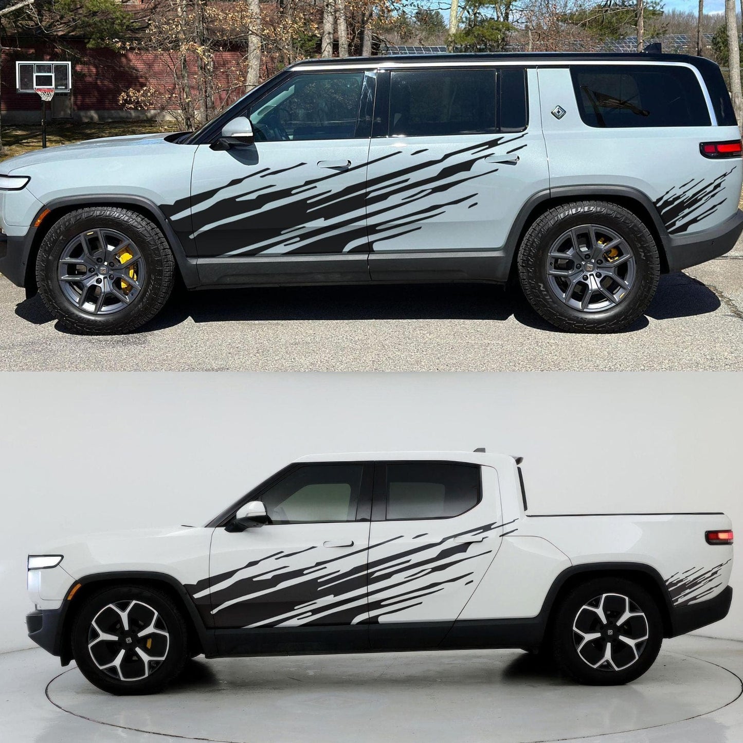 Digital Mud Splash Truck Decal. Universal Fit. Set of 2. #6928