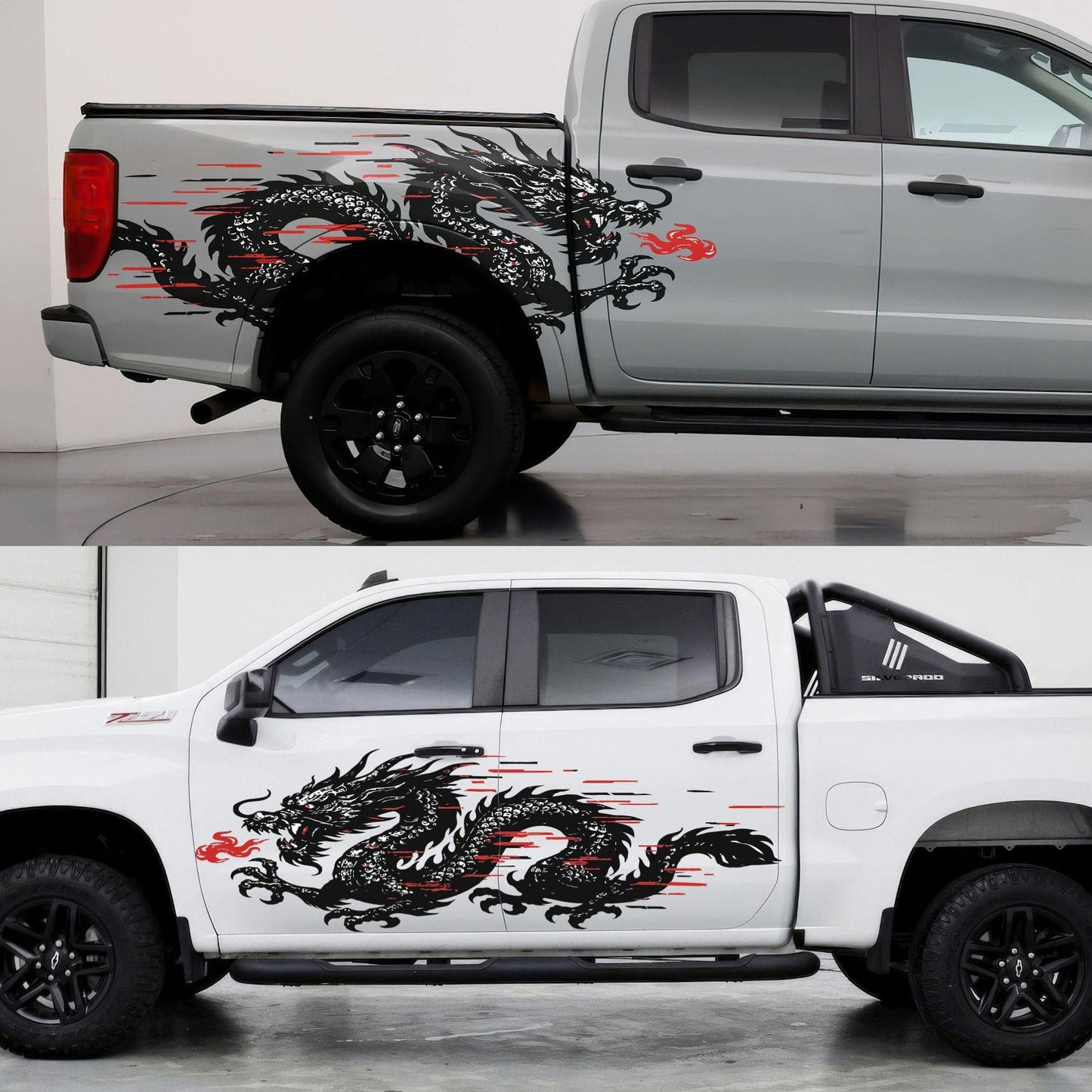 Dragon Graphic Decal Sticker for Car / Truck. Universal Fit. #6997