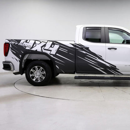 4x4 Off Road Truck Graphic Decal. Mud Splash Sticker. #6972