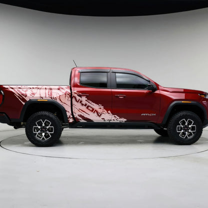 GMC Canyon Truck Mud Splash Vinyl Car Graphic Sticker. Set of 2. #7050