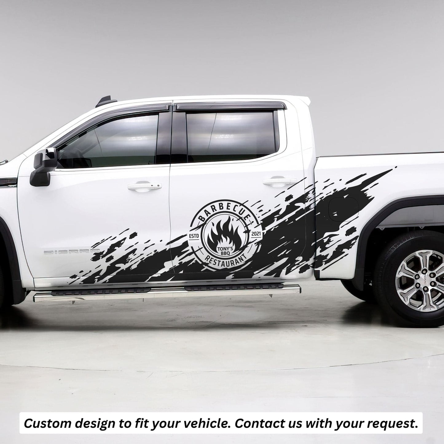 Custom Off Road Graphic Truck Decal Sticker. Personalized Logo for your Vehicle. #7009