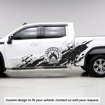 Custom Off Road Graphic Truck Decal Sticker. Personalized Logo for your Vehicle. #7009
