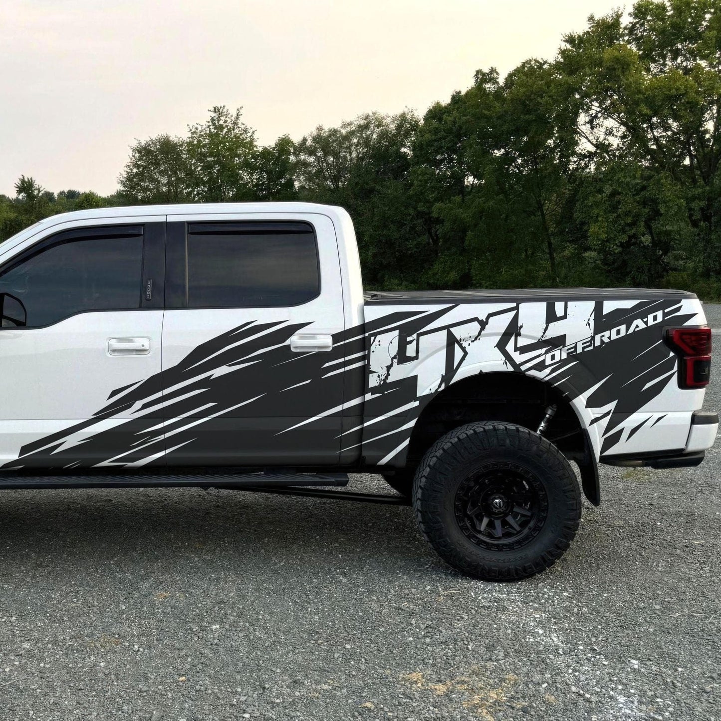 4x4 Off Road Truck Graphic Decal. Mud Splash Sticker. #6972