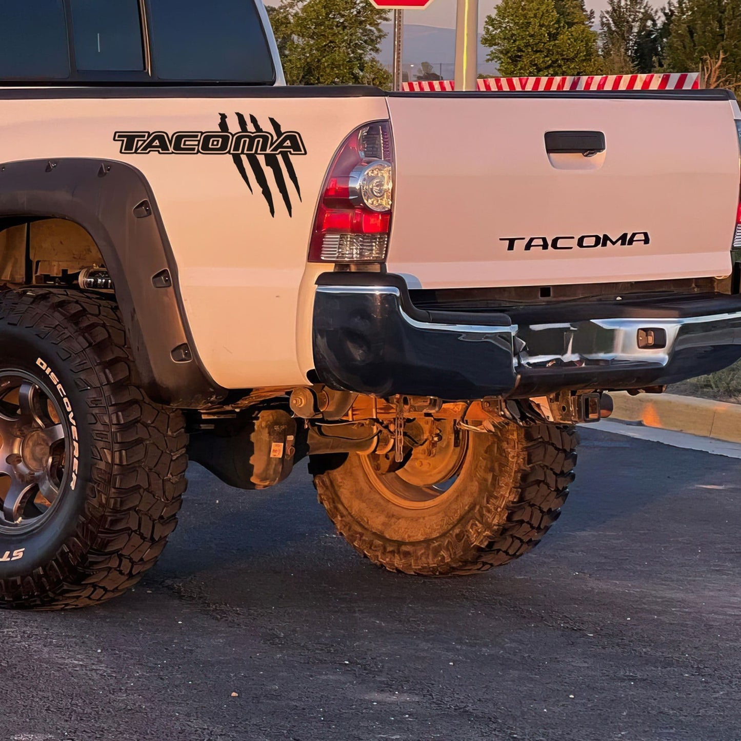 Toyota Tacoma Raptor Claw Decal Sticker. Set of 2. #7111