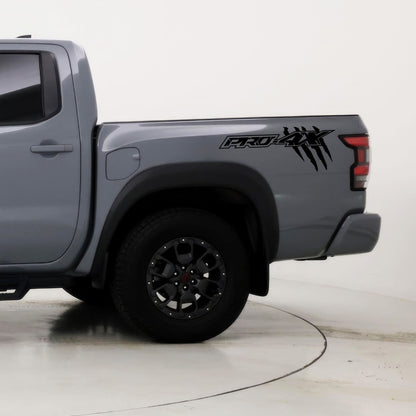 Frontier / Titan Pro-4x Raptor Claw Marks Decal Sticker. Set of 2. #7103