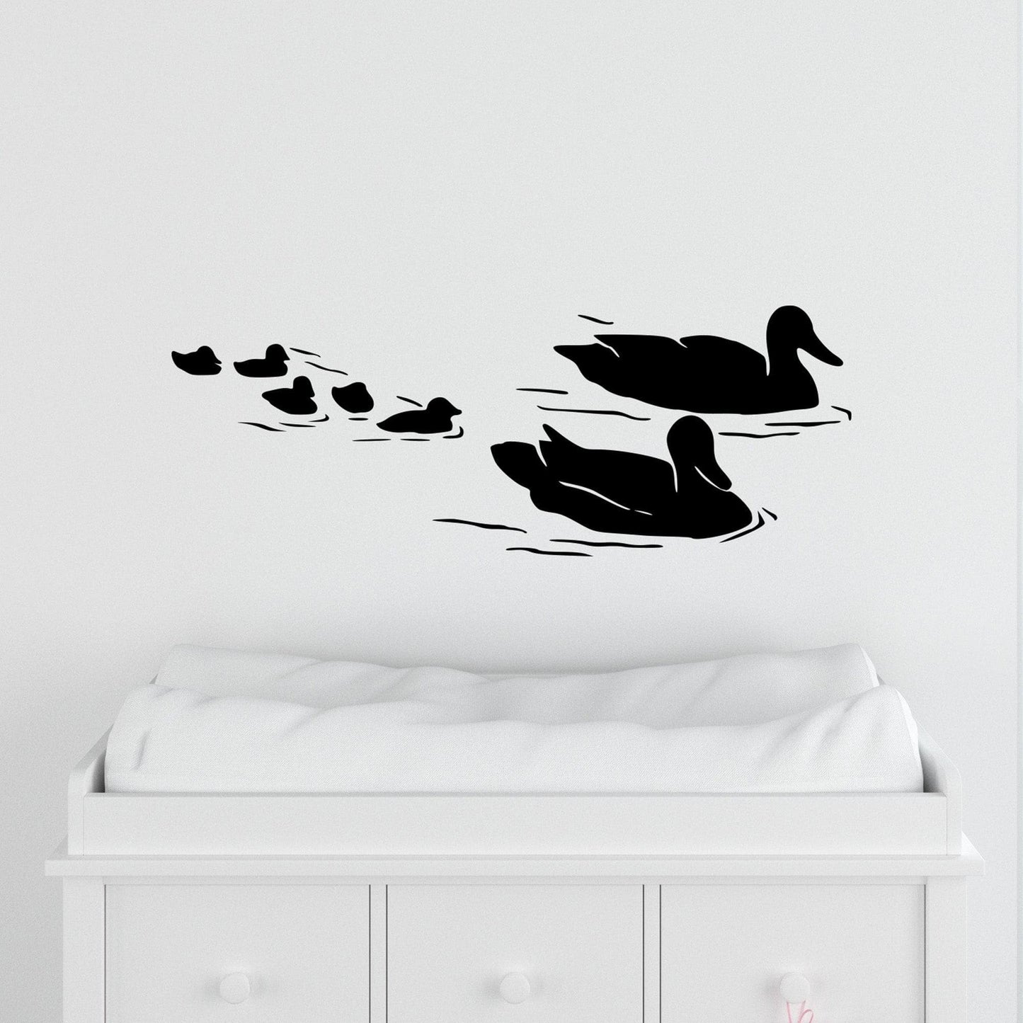 Ducks Swimming in Pond Wall Decal #160