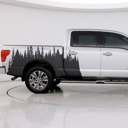 Forest Overland Sticker. Adventure Off Road Decal Sticker for Trucks. #6959