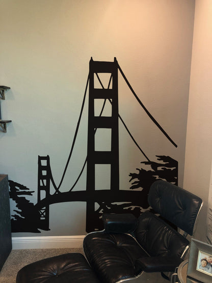 Golden Gate Bridge Wall Decal. #174