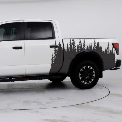 Forest Overland Sticker. Adventure Off Road Decal Sticker for Trucks. #6959