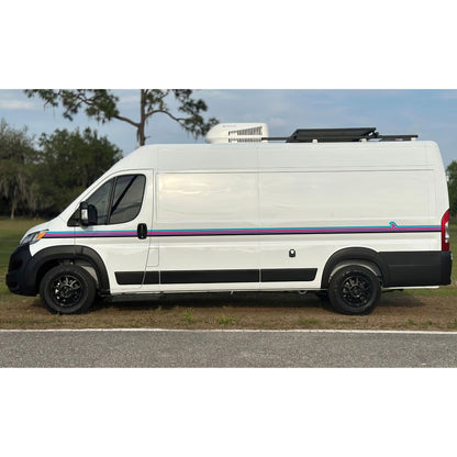 Surf Wave Truck / Car Decal. Overland Stripes Decal Sticker. Universal Fit for most Vehicles. #7051