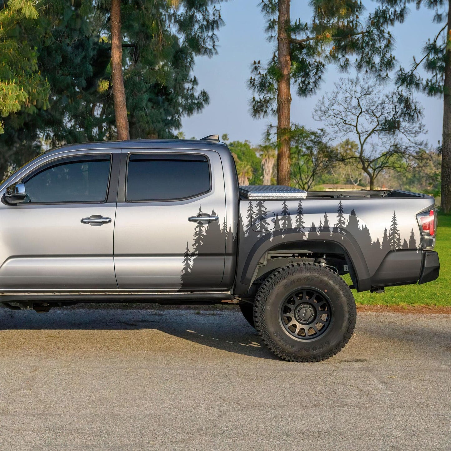 Forest Overland Sticker. Adventure Off Road Decal Sticker for Trucks. #6959