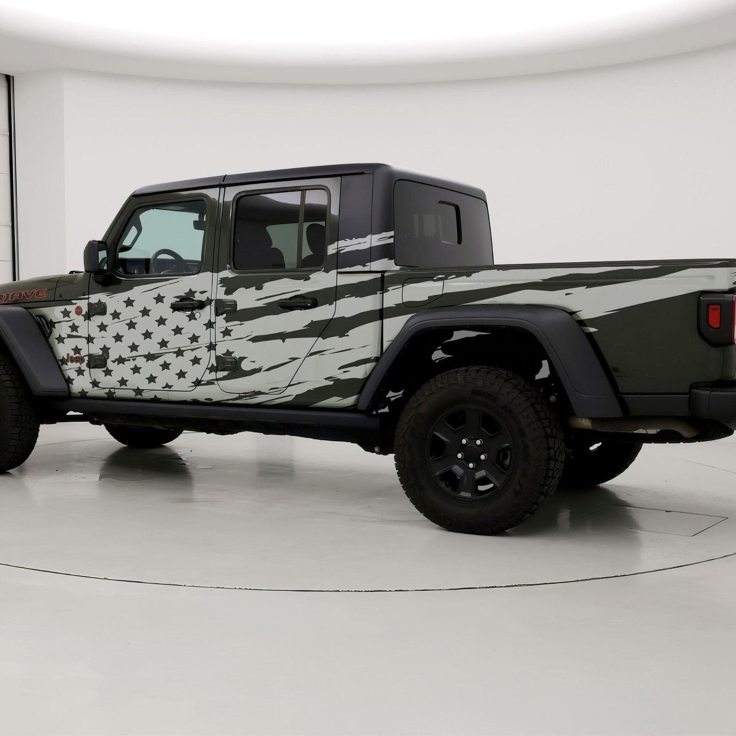 USA Flag Truck Decal Sticker. #6845