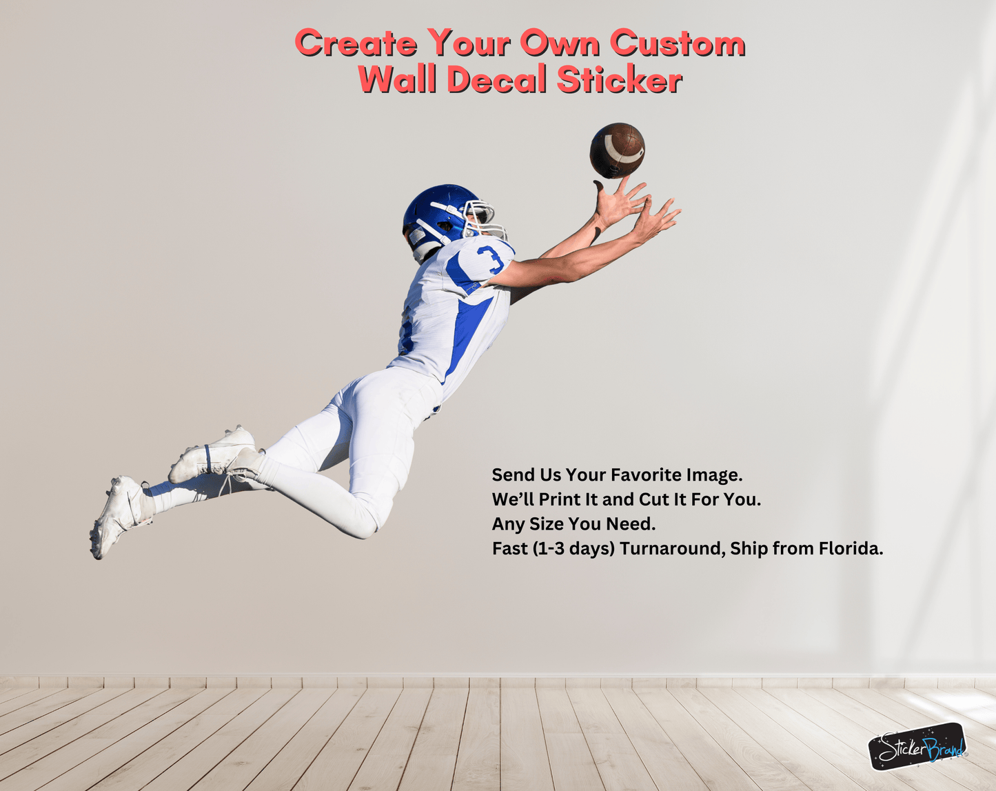 Custom Life Size Wall Decal Sticker.