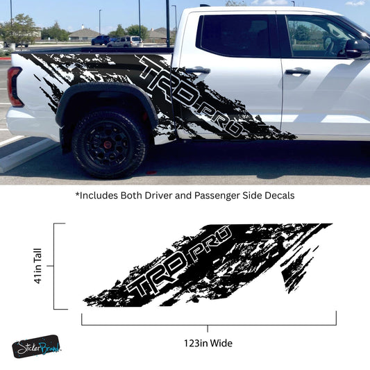 TRD Truck Mud Splash Vinyl Car Graphic Sticker. #6836