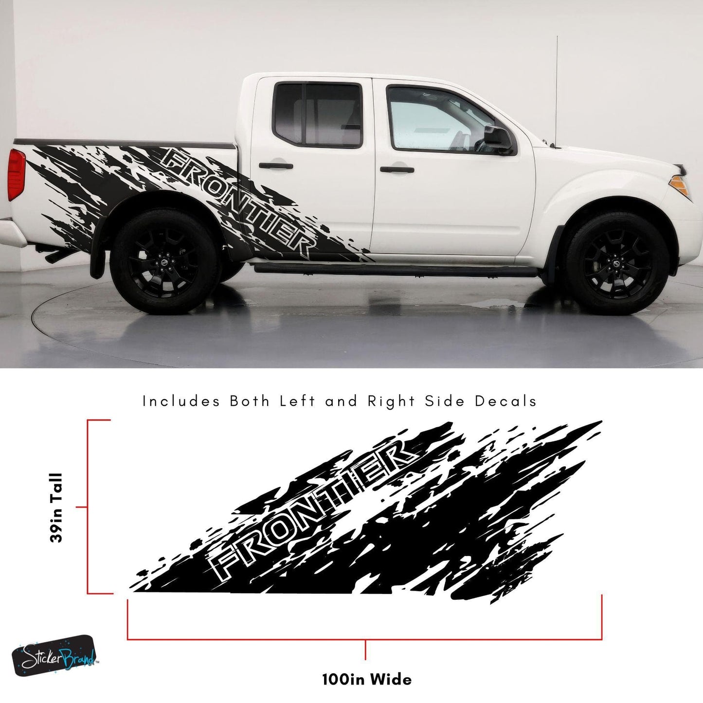 Nissan Frontier Truck Mud Splash Decal Sticker. #6831