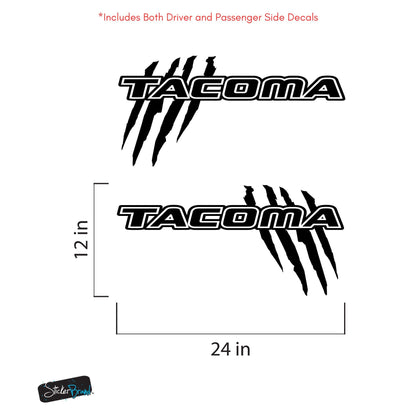 Toyota Tacoma Raptor Claw Decal Sticker. Set of 2. #7111