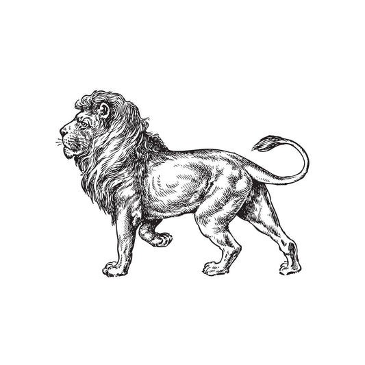 Lion Wall Decal Sticker. Safari Theme Decor.  #650