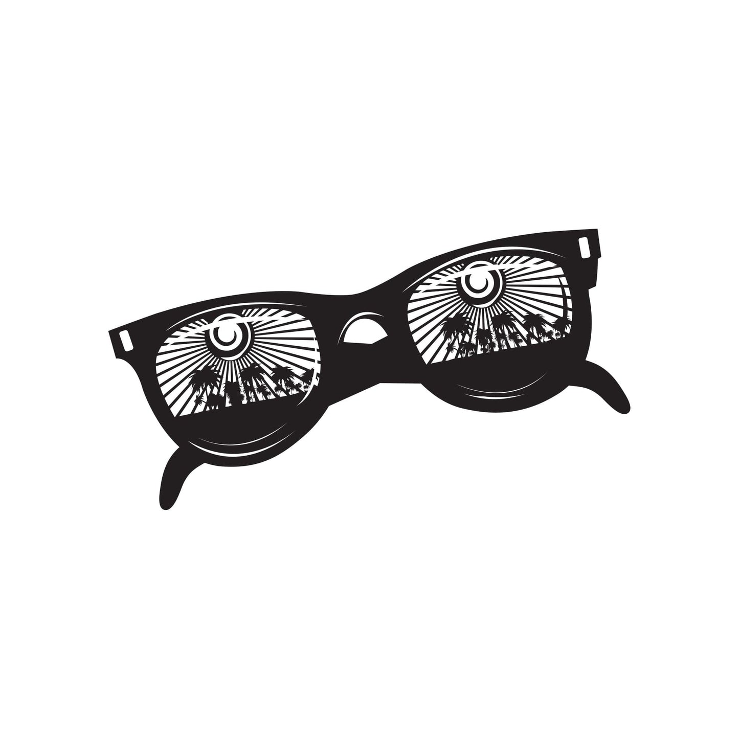 Paradise Sunglasses Vinyl Wall Decal Sticker. #1121