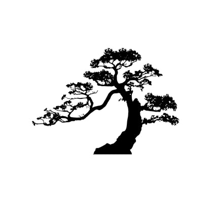 Bonsai Tree Wall Decal Sticker.  #AC219