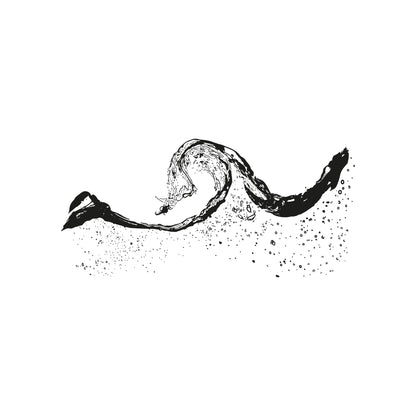 Beach Water Wave Splashing Wall Decal Sticker. #OS_AA1551