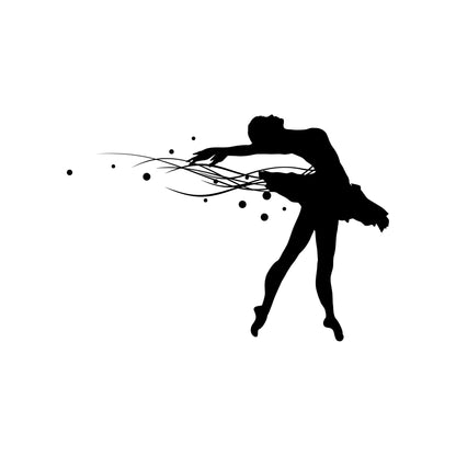 Ballerina Dancer Wall Decal Sticker. #OS_MG137