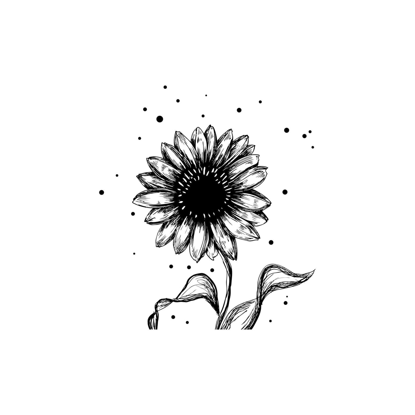 Sunflower, Daisy Wall Decal Sticker. #1067