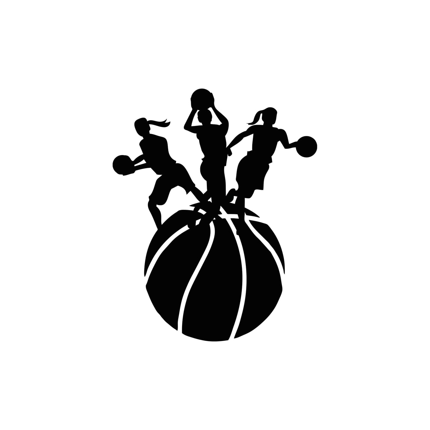 Women's Basketball Vinyl Wall Decal Sticker. #OS_AA506